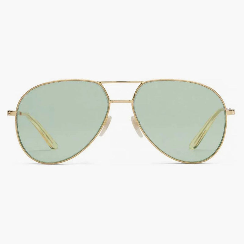 Gucci Aviator Metal Sunglasses Green/Gold (520116 I0330 8070)