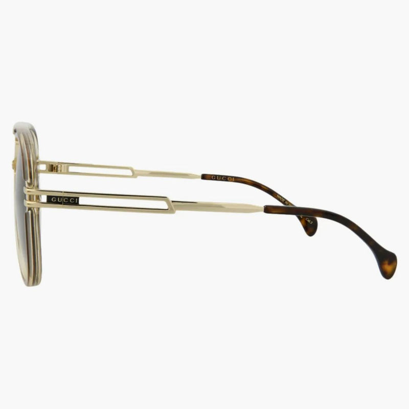 Gafas de sol Gucci Aviator Brown/Gold/Brown (GG1104S-30012810-002)