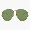 Gucci Aviator Sunglasses Gold/Green (GG1481S-30014511-001)