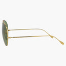 Gucci Aviator Sunglasses Gold/Green (GG1481S-30014511-001)
