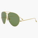 Gucci Aviator Sunglasses Gold/Green (GG1481S-30014511-001)