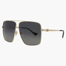 Gucci Aviator Sunglasses Gold/Gray (GG1087S-30012961-001)