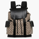 Gucci Soft Backpack Monogram Gg Black/brown