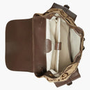 Zaino Gucci con jumbo gg camel/ebano