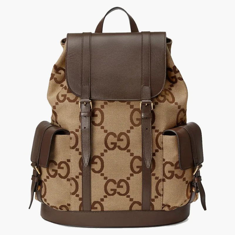 Batoh Gucci s jumbo GG Camel/Ebeny