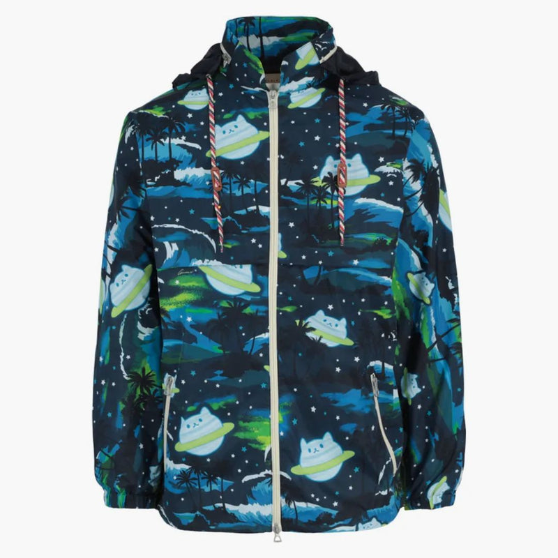 Gucci Bananya Polyamide Zip Jacket Blue