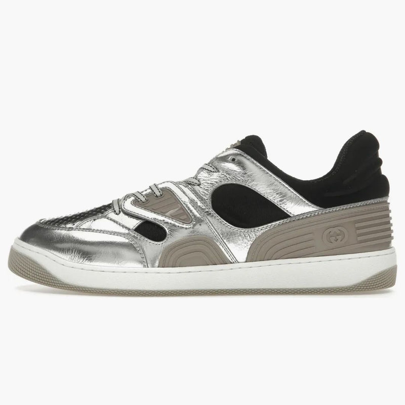 Gucci basket Low Silver Black