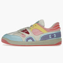 Gucci korg Low-Top sneaker ljusblå demetra rosa (kvinnors)