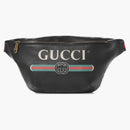 Gucci Print Belt Bag Vintage Logo Medium (20 in Strap Drop) Black