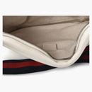 Gucci Belt Bag Gucci Print zrnitý bílý