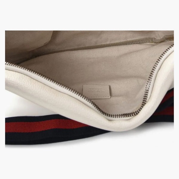 Gucci Belt Bag Gucci Print Grained White