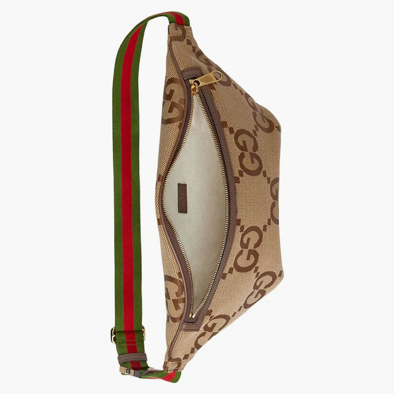 Gucci Belt Bag Jumbo GG Camel/Eben