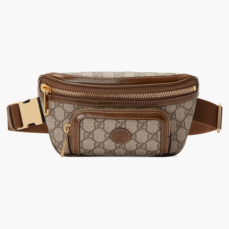 Gucci Belt Bag with interlocking g beige/ebony
