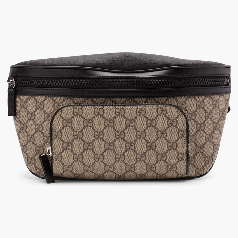 Vak Gucci přední kapesní pás GG Supreme Black/Beige