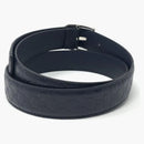 Gucci Belt Guccissima Leather 1.25 Width Navy