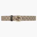 Gucci Belt Supreme G Buckle Brown