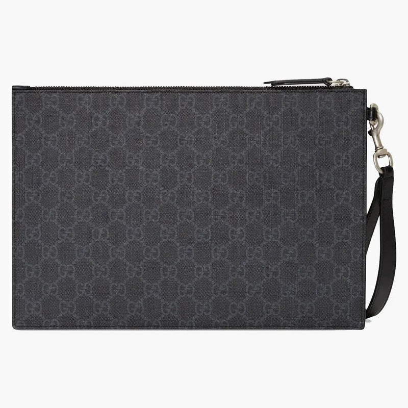 Gucci Bestiary Pouch with Kingsnake Black