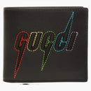 Gucci Bifold Wallet Blade Ramoidery Black