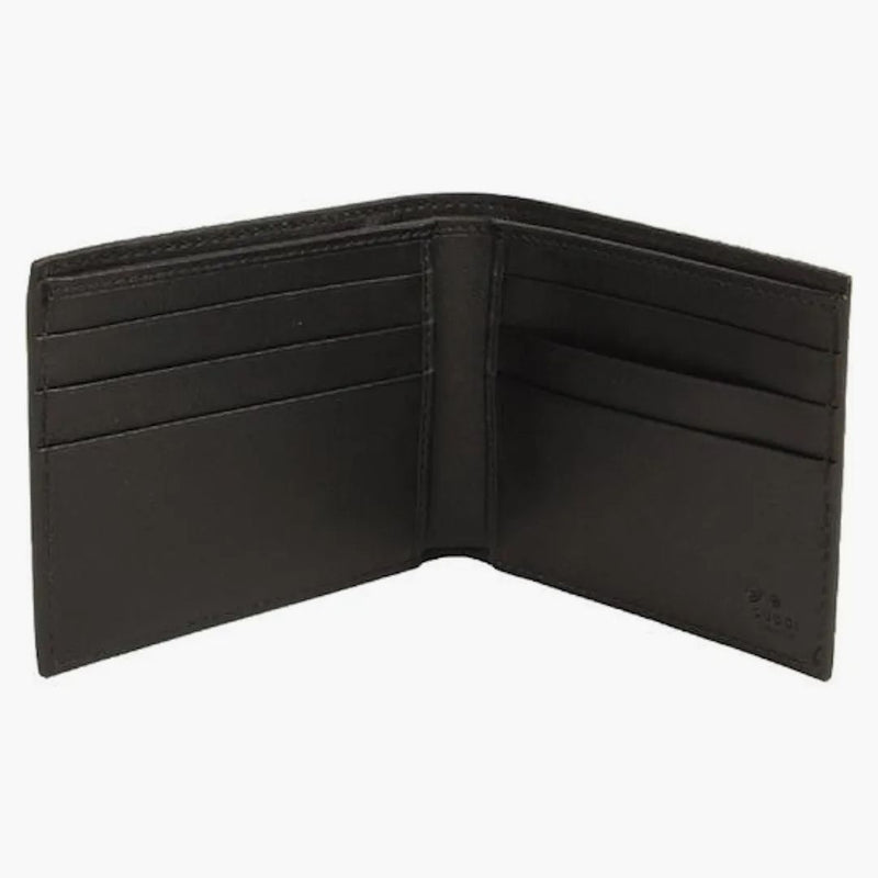 Gucci bifold plånbok microguccisima svart