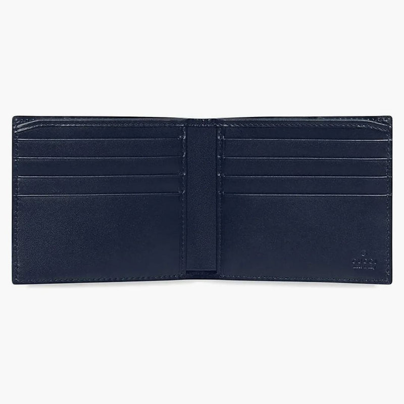 Gucci Bifold Wallet Signature Web (8 kortplatser) Blue