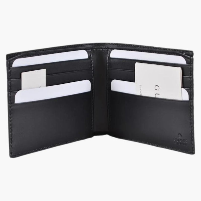 Gucci Bifold peněženka GG Supreme Web Black