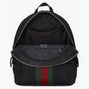 Zaino tela black stripe nero di Gucci Black