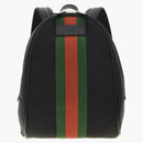 Zaino tela black stripe nero di Gucci Black