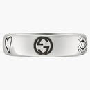 Gucci Blind For Love Ring Silver