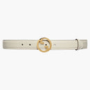 Gucci Blondie Belt White