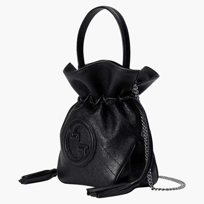 GUCCI Blondie Mini Bucket Bag Black