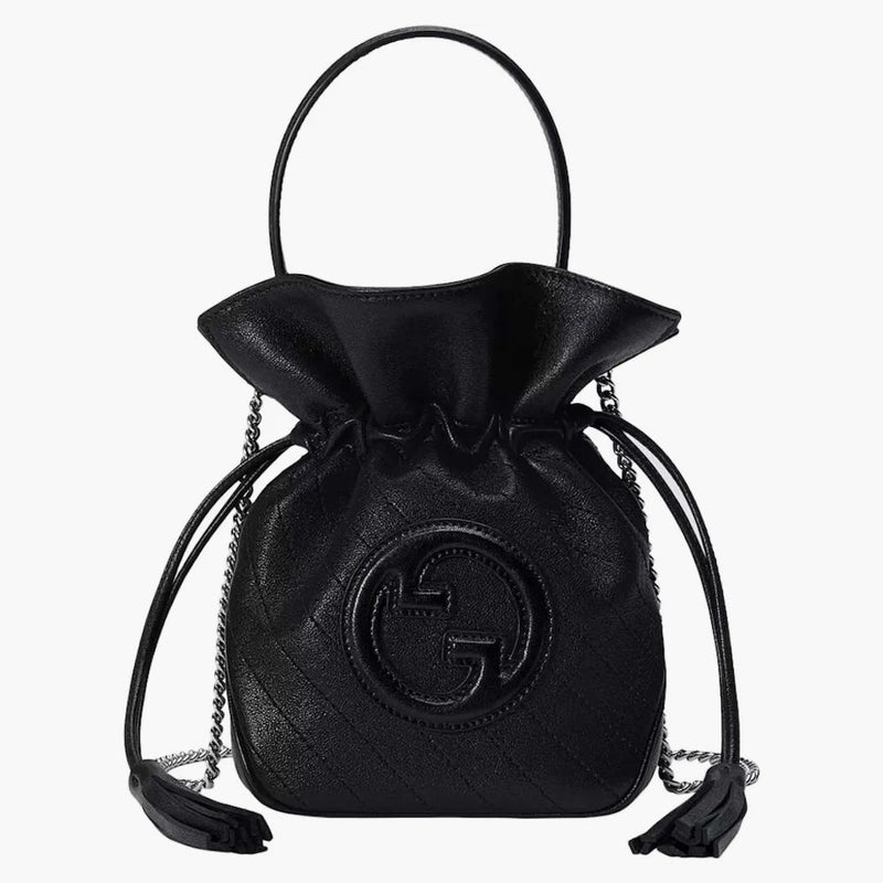 GUCCI Blondie Mini Bucket Bag Black