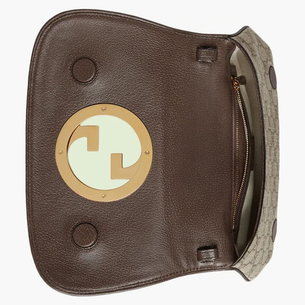 Gucci Blondie axelväska GG Supreme Beige/Ebony