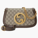 Gucci Blondie Shoulder Bag GG Supreme Beige/Ebony