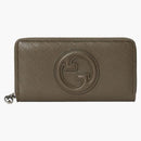 Gucci Blondie Zip-Around Wallet Brown