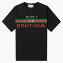 Gucci Boutique Print Cotton T-shirt Black