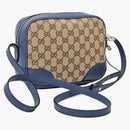Gucci Bree Camera Bag GG Supreme Blue/Beige
