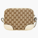 Gucci Bree GG Crossbody Bag Guccissima Beige/White