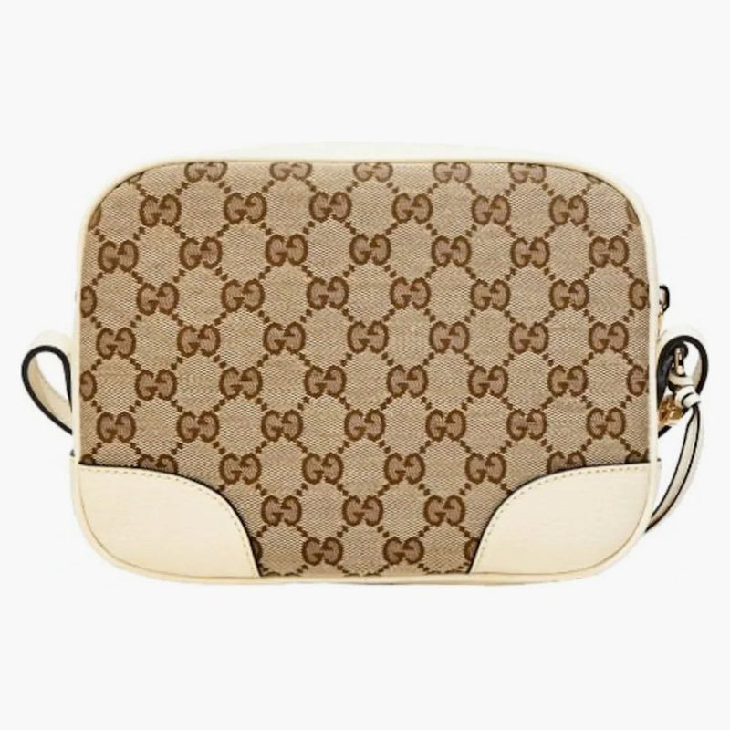 Gucci Bree GG Crossbody Bag Guccissima Beige/White