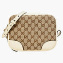 Gucci Bree GG Crossbody Bag Guccissima Beige/White