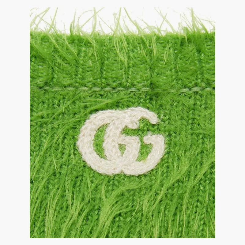 Green maglione in lana spazzolato Gucci verde