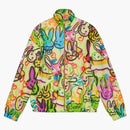Gucci Bunny Print Full Zip Jersey Jacket Multi