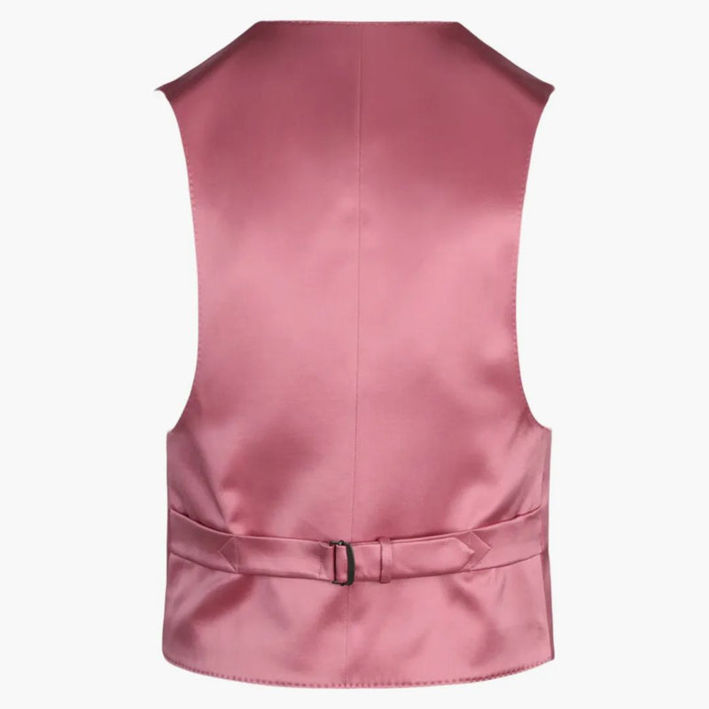 Gucci button-up satin vest pink