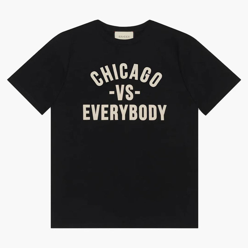 Gucci Chicago vs. Everybody T-shirt svart