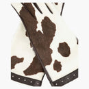 Guanti in pelle di pelle di vitello gucci marrone