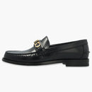 Gucci Cara Logo Snaffle Loafer Black