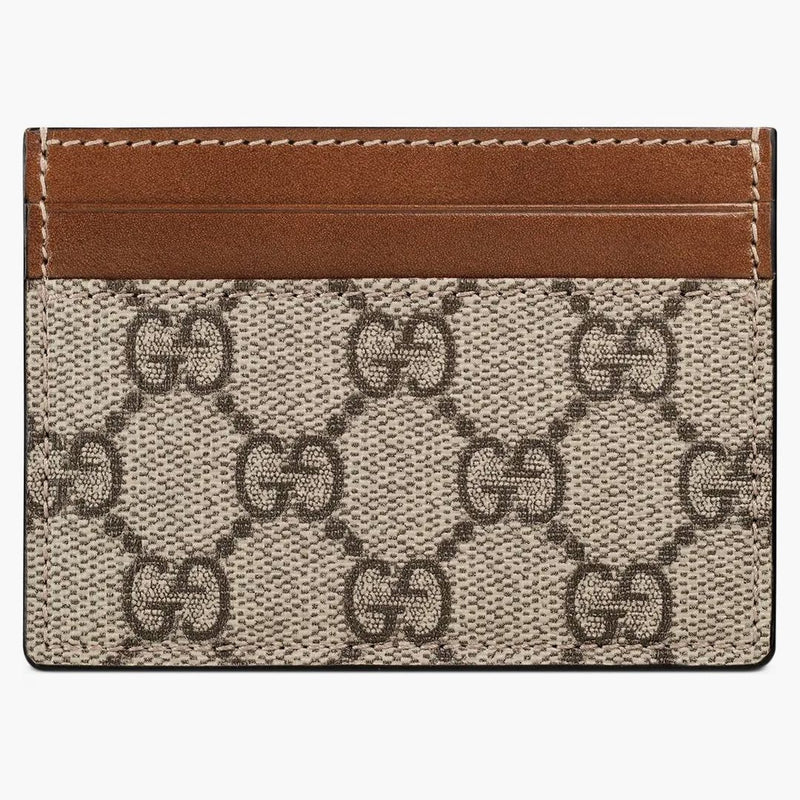Gucci Card Case Supreme Beige