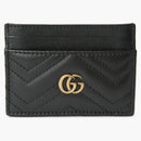 Gucci GG Marmont Card Case Matelasse Black