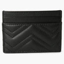 Gucci GG Marmont Card Case Matelasse Black