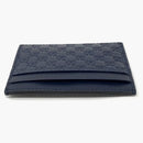 Gucci Card Case Microguccissima (5 Card Slot) Navy Blue