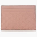 Gucci Card Case Microguccissima (5 Card Slot) Soft Pink